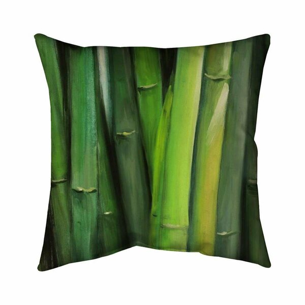 Fondo 20 x 20 in. Bamboo Plant-Double Sided Print Indoor Pillow FO2774186